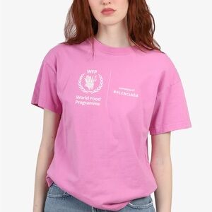 New Balenciaga 2021 World Food Programme T-Shirt XS